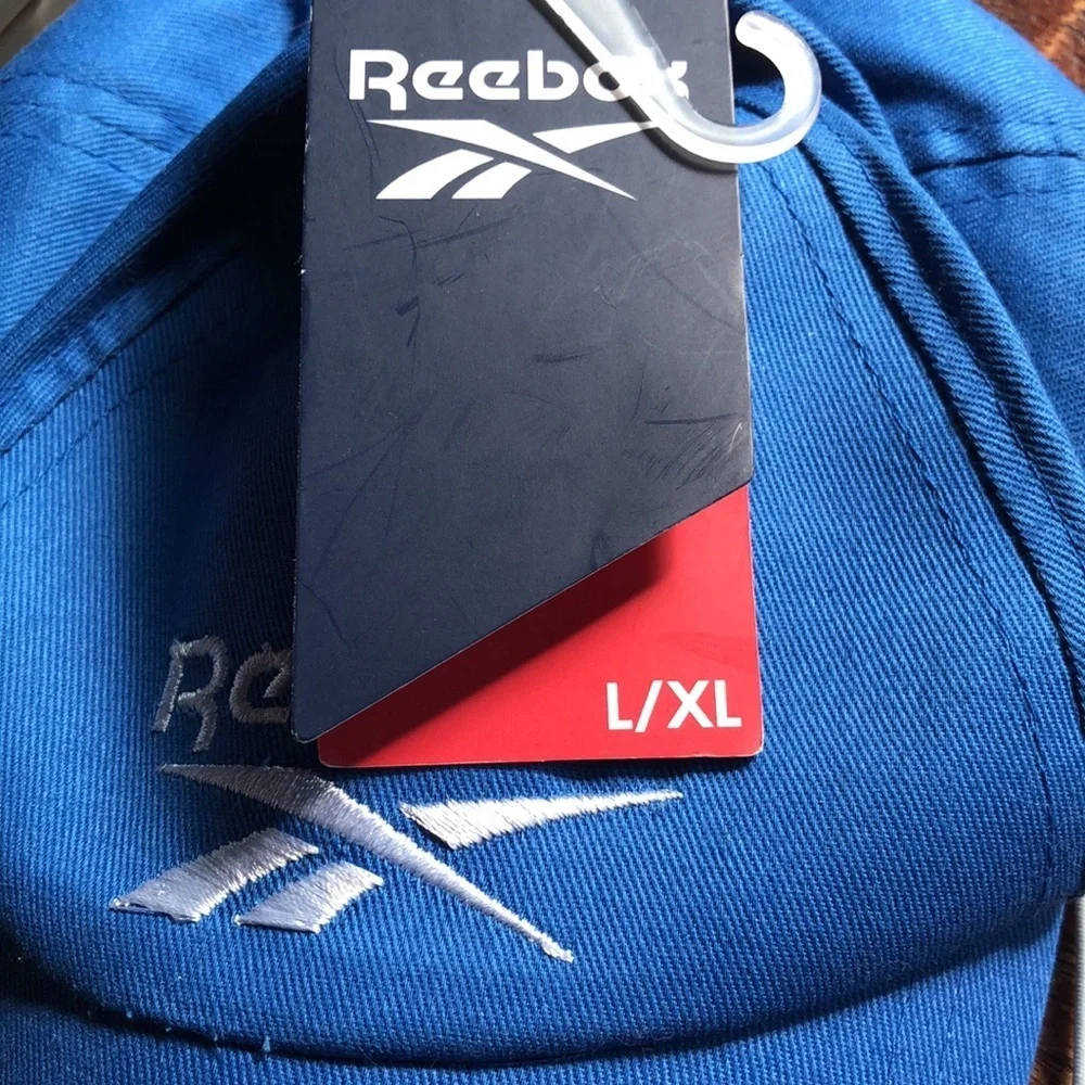 NWT Reebok blue baseball cap L/XL